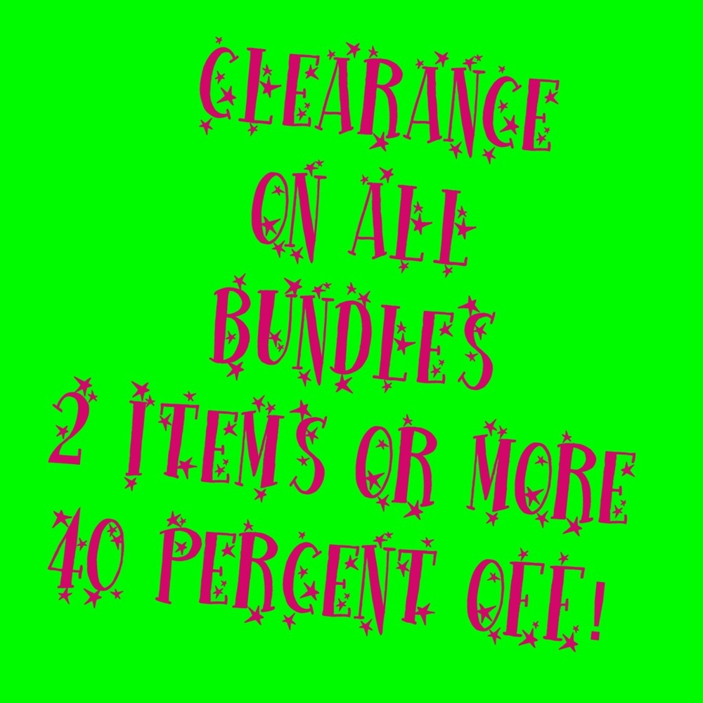 Closet Clear-Out! Everything Discounted!